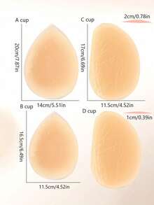 Women's Silicone Self-Adhesive Hip Pads, Buttock Pads, Calf Pads, Invisible Seamless Body Shaper, Hip Enhancer, Thigh Shaper, Silicone Shoulder Pads, Self-Adhesive Seamless Fake Hips, Naturally Improve Concave Areas, Create Perfect Curves, Washable, Non-Slip, Reusable, Suitable For Dresses, Backless Outfits, Yoga Wear, Tight Clothing, Jeans - Multicolor - View 8