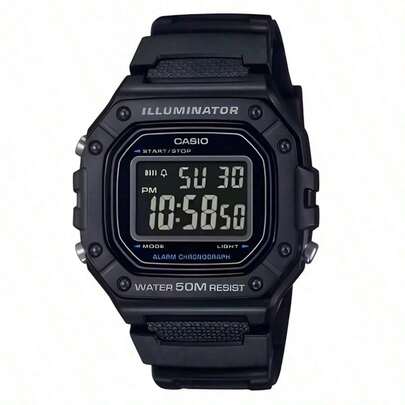 Casio Đồng hồ thạch anh nam/nữ, Đồng hồ đơn giản và thời trang, Màu trắng, Màn hình LED, Thiết kế thể thao đa năng, Đa năng và dễ thương, Thích hợp đeo hàng ngày, Làm quà tặng cho anh ấy và cô ấy, Mùa tựu trường, Đêm Giáng sinh, Quà tặng sinh nhật. F-108WHC-7B