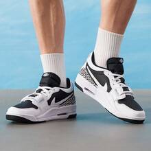 Nike AJ312 男鞋 2026 新款 AIR JORDAN LEGACY 312 LOW 复古篮球鞋 休闲运动鞋 低帮 CD7069-111 - 黑與白 - 查看 2