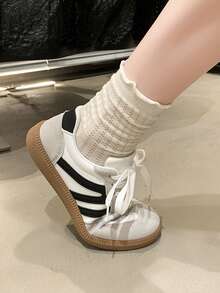 Women's 2025 New Vintage German Training Shoes, Casual Sports Shoes, Student Fashion Sneakers - White - View 6