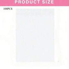 100pcs Transparent Self-Sealing Wax Paper Packaging Bags, Suitable For Gifts, School Supplies, Food Bags, Food Boxes, Candies, Chocolates, Cookies Etc. - Clear - View 33