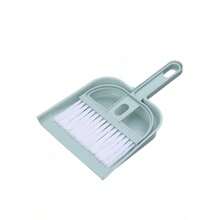 1 set mini sopskyffel och kvast, lämplig för hamstrar och husdjur - rengöringsborste för skrivbord och tangentbord - plastskrapborsteset - Multifärgad - Visa 10