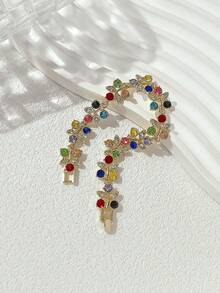 LADYCOCO 1件装奢华彩色镶嵌手链，女士珠宝礼品 - 多色A - 查看 4