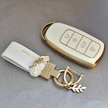 TPU Móc Chìa Khóa Túi Đựng Chìa Khóa Phụ Kiện Cho Chery Omoda 5, C5, Tigo 7, Tigo 8 Pro Max, Tigo 7, Tigo 8 Plus, Arrizo 5 Plus - Xám - Xem 10