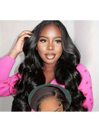 Glueless Wig Human Hair Body Wave 5*5 Lace Closure Wig No Glue No Gel Natural Hairline Pre Plucked Human Hair Wig For Women