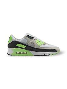 Nike Air Max 90 男士运动鞋 透气轻便 弹性好 多功能跑步运动鞋 白色/绿色/灰色/黑色 DM0029-115 - 白色/綠色/淺灰色/黑色 - 查看 3