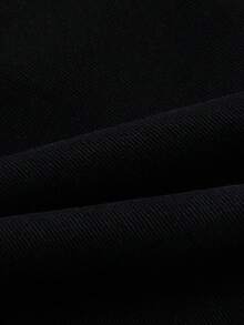 Young Boy's Black Wide Leg Cargo Jeans, Multi-Pocket Design, Adjustable Waist, Casual Denim Workwear Pants, Back To School - Black - View 12