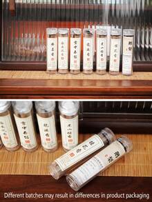 祥云香，老檀香，海南沉香，龙涎香，香艺，茶道香，茶道香盘，鹅梨帐篷香，老檀香，龙涎香，富国岛正品沉香，随机配送亚克力管（带盖/螺旋盖） - 多色可選 - 查看 3