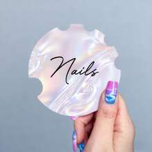 美甲摄影道具、氛围营造、背景装饰、姿势摄影，亚克力材质