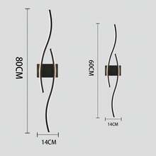 Lampe murale de luxe minimaliste, nouvelle lumière décorative pour escalier, couloir, salon, mur d'accentuation, chambre à coucher principale