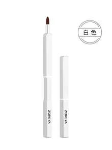 Retractable Lip Brush, Makeup Brush With Silicone Cover, Mini Round Head Makeup Tool For Lip Stain And Concealer