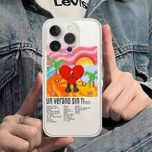Funda de teléfono  Maluma compatible con  17 16 15 11 13 14 Pro Max 7 8 Plus X Xr Xs Max Se2020 13mini, funda transparente, compatible con funda de  17, funda de  17 Pro, funda de  17 Pro Max - z2 - Ver 7