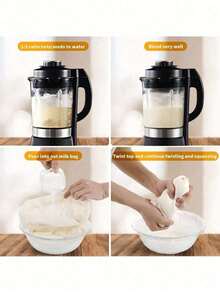 1PC Gauze And Linen Filter Bags, Soymilk, Juice Filter Bags, Dregs Mesh Bags - Reusable Premium Filter Bags - Juice, Vegetable, Flour Bags, Brewing Tools, Squeezers, Strainer Bags, Kitchen Gadgets - Multicolor - View 10