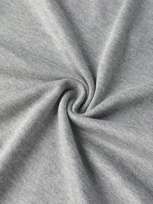 GRDR Men's Casual Long Sleeve Half Zip Knit Sweater, Versatile For Daily Wear - Light Grey - View 6