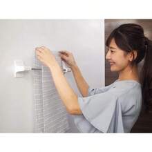 東和産業 浴室用ラック ホワイト 約46.6×5.6×8cm 磁着SQ マグネット浴用タオルハンガー 39210 - 浴用タオルハンガー - チェックする 6