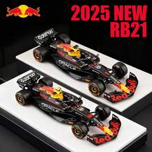 Burago 2025 Oracle Red Bull Racing RB21 #1 1:43 Scale Alloy Diecast Model Car, Racing Car Model, Perfect Gift For Holidays And Birthdays