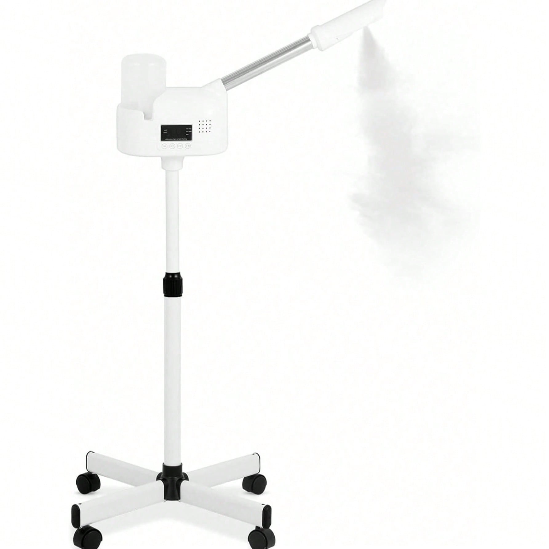 Single-Tube Facial Steamer,Facial Steamer,Salon-Grade Hot & Cold Mist Facial Steamer - Esthetician-Grade Device With Ozone, Timer & Touch Screen, Adjustable Height, Wheels & 360° Rotating Nozzle, Deep Pore Cleansing & Hydration For Home & Salon Use,The Be