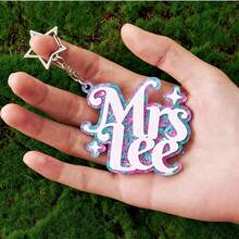 Personalisierter doppelschichtiger Acryl-Schlüsselanhänger - graviert individuell, romantisches Valentinstags-Geschenk geeignet für Paare und Geliebte, elegantes Souvenir, langanhaltend Design, perfekt für Taschen und besondere Anlässe - Verschiedenfarbig - Übersicht 9