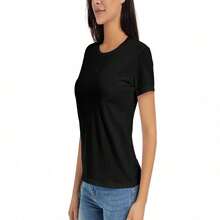 Number 12 Ladies Cotton TShirt, Premium Cotton Quality Print, Durable And LongLasting, Casual And Fashionable Style - Negro - Ver 4