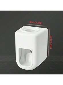 Easy To Install Automatic Toothpaste Dispenser - Wall Mounted, No Drilling Required Bathroom Accessories, Easy Oral Care, Waterproof Home Bathroom Toothpaste Holder, Bathroom Wall Mounted Automatic Toothpaste Squeezer - Multicolor - View 3