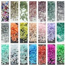Random 10g Colorful Fantasy Gravel Is Bright In Color, Not Easy To Fade, And The Texture Is Transparent And Advanced, Which Is Suitable For Manual DIY Creation/Fleshy Potted Pavement/Wedding Scene Layout/Beads /DIY. - Multicolor - View 1