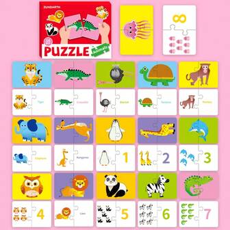 A Puzzle Perfect For Parent-Child Bonding Early Learning Fun Puzzle Multiple Styles To Mix And Match Endless Fun Ideal For Schools, Early Childhood Education Christmas Gifts New Year Gifts
