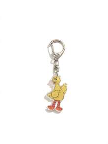 1pc Cute Sesame Street Character Keychain Pendant Zipper Pull Bag Charm Suitable For Back To School Valentine's Day Christmas Gifts Purse Charm Keyring - Multicolor - View 12