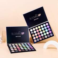 beauty glazed 35-Color Eyeshadow Palette, Rainbow Matte & Shimmer Eyeshadow Set, Bright Face Powder, Stage Makeup - 彩色 - 查看 7