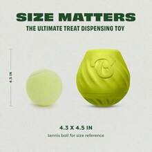 Benebone Pawbler - Natural Rubber Interactive Enrichment Treat And Kibble Dispensing Dog Toy U2013 Great For Boredom - Medium_Large - ColorE - 查看 5