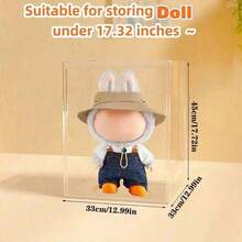 1pc Transparent Display Case, Suitable For Large Plush Toys, Acrylic Clear Display Cabinet, Candy Decor Storage Box, Used For Organizing And Displaying Plush Toys, Dust-Proof And Waterproof Storage - Multicolor - View 16