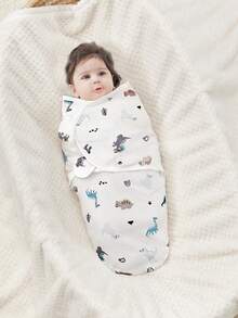 1pc 0-3 Months Newborn Baby Swaddle Wrap, Wearable Infant Blanket, Easy Change Swaddle Pouch, Baby Swaddle Blanket - Suitable for 0-3 Months - View 12