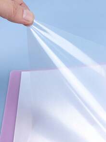 1pc A5 Clear Sleeve Transparent File Folder, Multi-Layer Waterproof Pregnancy Examination Report & Document Organizer - A5 - View 4