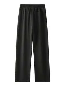 男士休闲复古运动裤 - 黑色 - 查看 4