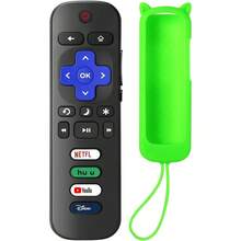 AWYYReplacement Remote Cover For Roku TV With Soft Protective Case Glow In The Dark - RemoteGreenCover - View 3