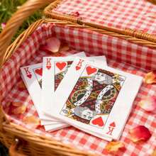 20pcs/Pack J Q K Playing Card Printed Paper Napkins, High-Quality Virgin Wood Pulp, Soft Texture, Odorless, Card Game Themed Decorations For Hotels, Restaurants, Parties, Festivals. 15% Color Variation, Random Color - Multicolor - View 4