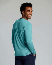 4 Pack: Men's Dry-Fit Active Athletic Long Sleeve Pocket Crew-Shirt Outdoors UPF 50 (S-5XLT), Breathable,-Wicking - Set 2 - 查看 6