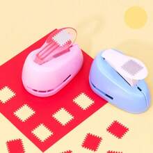 New Stamp Border DIY Punch Stamp Shape Craft Punch Embossing Machine Round Hole Punch Toothed Puncher Embosser - Multicolor - View 9