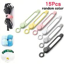 3/5/8/10/15 st återanvändbara silikonkabelband, multifunktionell silikonkabelorganisatör, kabelhanteringsverktyg