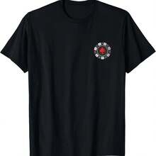 Easily Distracted By Shrooms Funny Morel Hunting Graphic T-Shirt - Negro - Ver 1