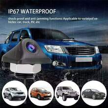 DIY Car Rearview Camera | HD Night Vision Waterproof Backup Camera - Black - View 6