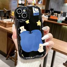 Funda de Teléfono a Prueba de Golpes con Diseño de Onda Crema, Adecuada para de la Serie X a 16, Perfecta como Regalo para Chicas. - transparente - Ver 7