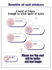 2 buc/set benzi de ojă complet ambalate, manichiură de Ziua Îndrăgostiților cu mai multe modele din care să alegeți, autocolante autoadezive impermeabile pentru unghii, decalcomanii decorative ușor de utilizat pentru unghii, cadouri pentru femei