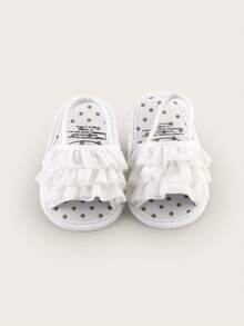 Summer Infant Sandals 3-6 Months Old Female Infant Slippers Breathable, Non Slip, Anti-Collision Walking Shoes - Clear - View 4