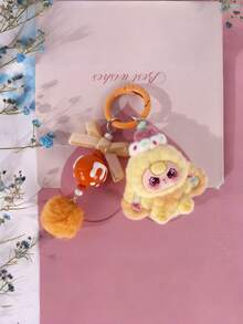 新款可爱大耳朵心形钥匙扣，时尚卡通配饰包包挂饰，钥匙圈（精美独立包装） - 彩色 - 查看 8