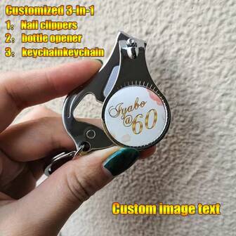 Customizable Nail Clipper Bottle Opener Keychain – Personalized Colorful Text/Logo Party Favors For Weddings, Bars, Breweries Corporate Promotion Anniversaries, Christmas, Baptism, TravelCustomizable Nail Clipper Bottle Opener Keychain – Personalized Colorful Text/Logo Party Favors For Weddings, Bars, Breweries Corporate Promotion Anniversaries, Christmas, Baptism, Travel