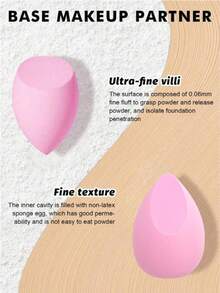 45/36/15/1 件套化妆工具套装，包含：1 个多功能防水拉链化妆包 + 30 支化妆刷套装 + 5 个化妆海绵 + 5 个迷你化妆海绵 + 5 个三角粉扑 + 5 个迷你气垫粉扑 + 1 个发圈 + 2 个碗挂绳 + 1 个化妆刷清洁工具 - 彩色 - 查看 5