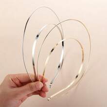 光环皇冠发箍，玛丽女王发箍，金银金属皇冠，女士和女孩发箍，适合装扮的发箍，女王发箍。 - 金色 - 查看 4