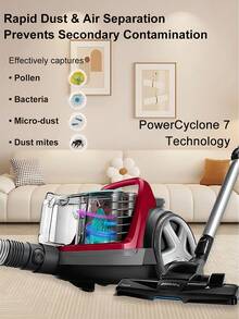 PHILIPS 飞利浦地毯吸尘器 FC8632/83 套装包含：电源线、延长杆、集尘盒、主机、除尘刷、过滤系统、保养和用户手册、清洁套装