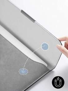 Funda personalizable para portátil, estuche de portátil de cuero PU suave adecuado para hombres y mujeres, bolsa de portátil de 13.3/15.4 pulgadas, inicial personalizable, cubierta protectora de soporte de portátil de cuero PU, multiusos, gran capacidad, multifuncional, colorido, lindo, moe, minimalista, divertido, kawaii, estilo Y2K - Multicolor - Ver 6