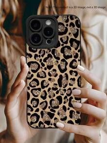 حافظة هاتف مقاومة للصدمات بطبعة نمر أسود بسيطة الأبعاد، مناسبة لهواتف آيفون 17/Air/17Pro Max/17Pro/11/12/13/14/15/16/16pro/6plus/7/8/16e/7plus/8plus/X/Xs Max/Xr/11pro/12pro/13pro/14pro/12mini/13mini/11promax/12promax/13promax/14promax/14plus